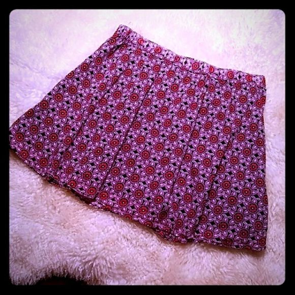 FOSSIL FLORAL FLIRTY MUSLIN SKIRT - Picture 4 of 7